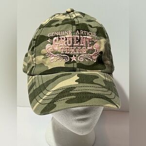 Cobra Genuine Article Gruene Texas Camo Baseball Cap Hat Embroidered